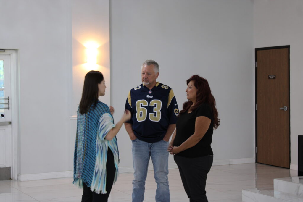 Prayer time with Suzie, Bryan & Gloria